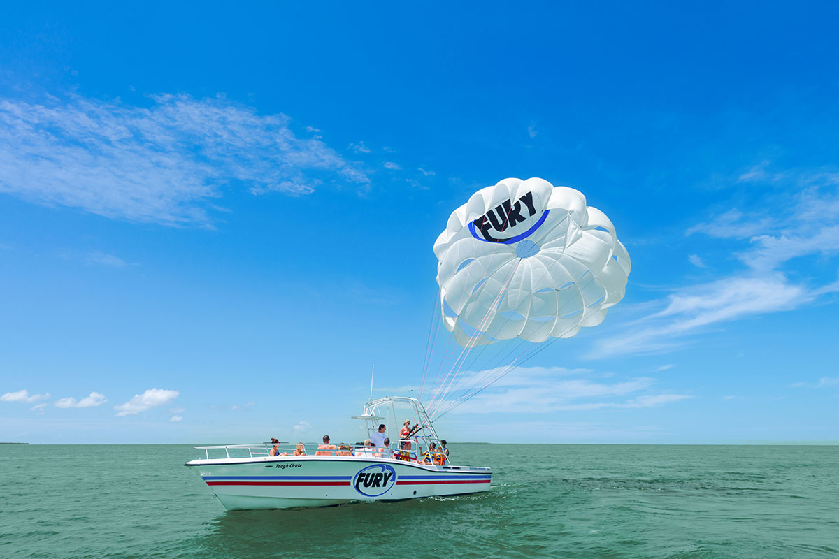 Parasailing in St. Augustine with Fury Water Adventures