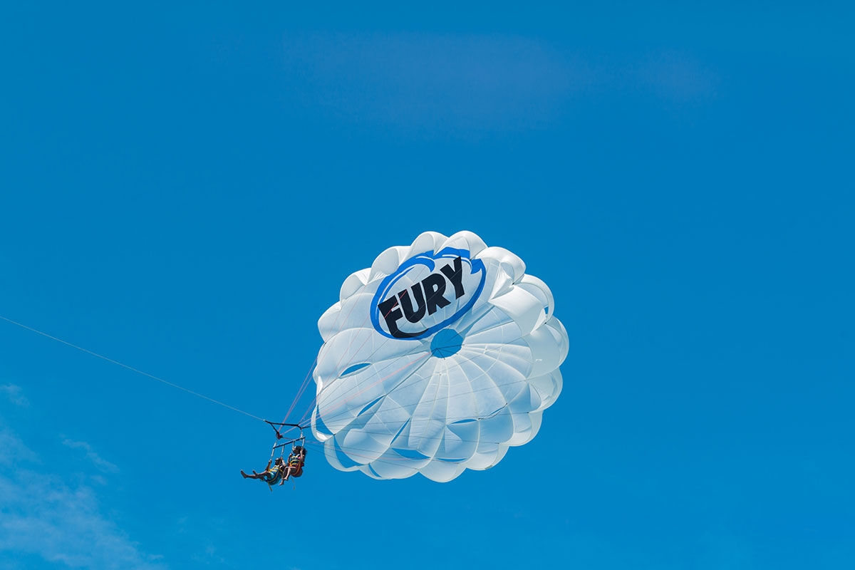Parasailing in St. Augustine with Fury Water Adventures