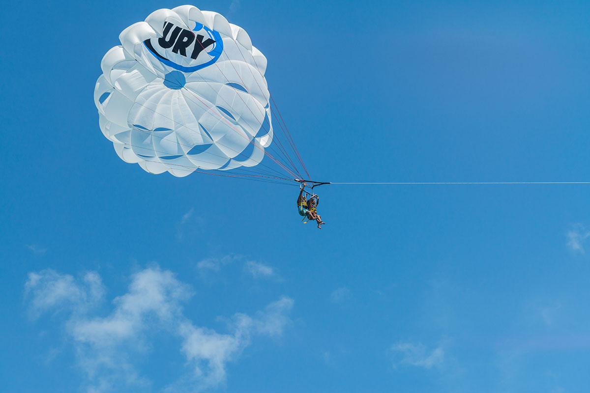 Parasailing in St. Augustine with Fury Water Adventures
