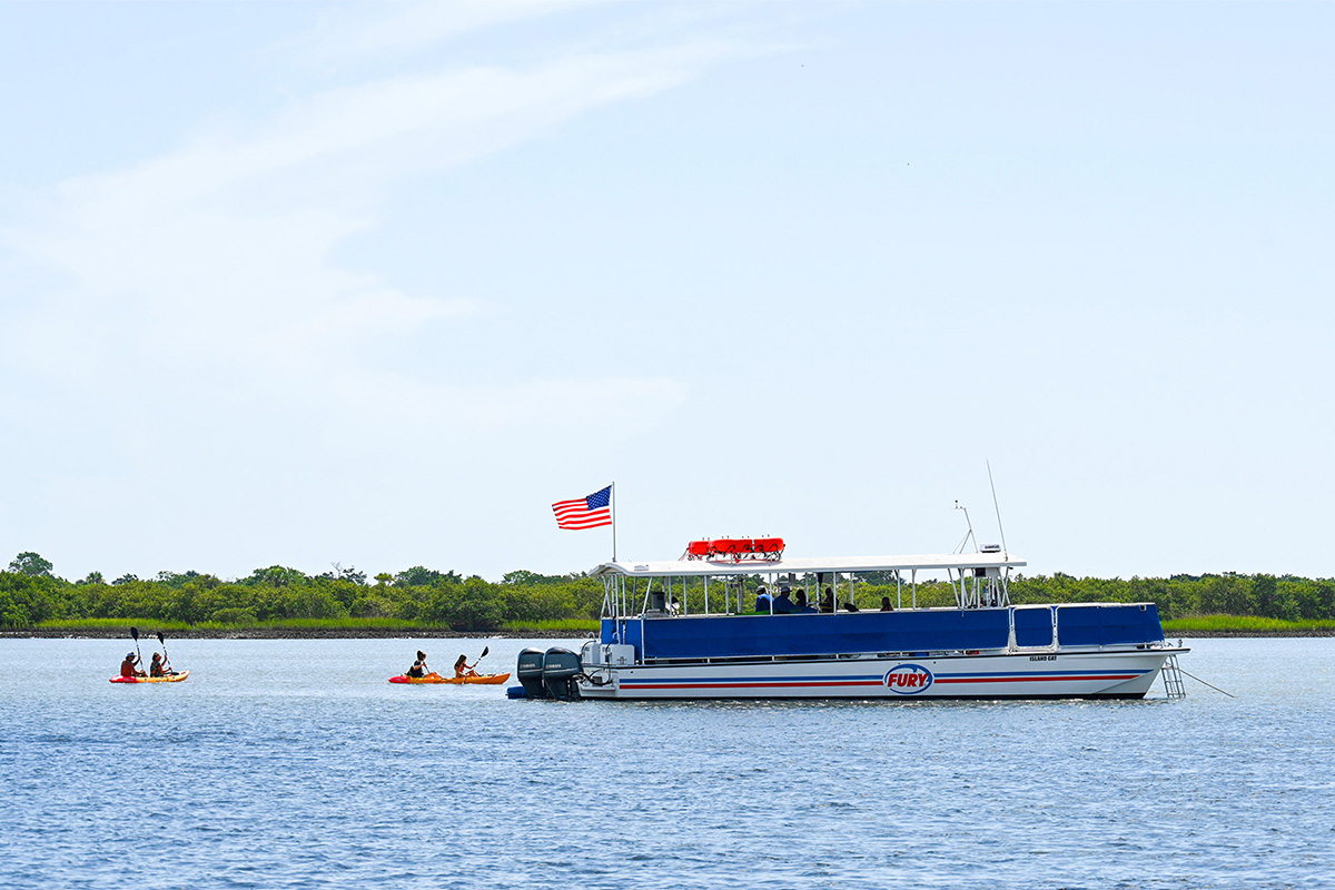 Fury St. Augustine Wildlife Adventure Boat Cruise & Kayak Eco Tour