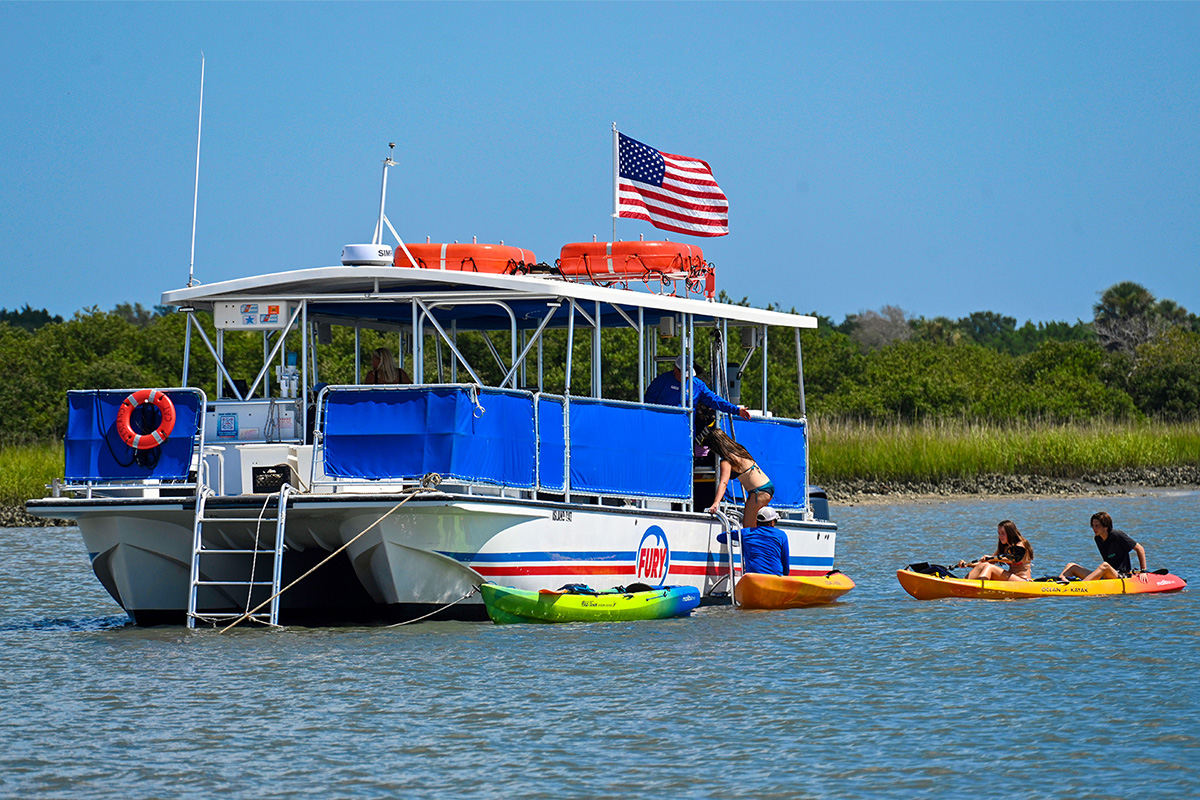 Fury St. Augustine Wildlife Adventure Boat Cruise & Kayak Eco Tour