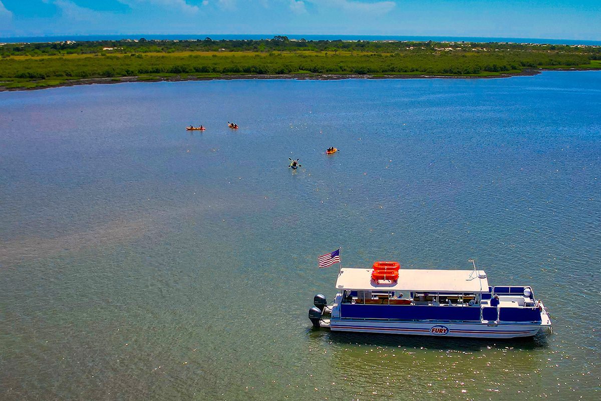 Fury St. Augustine Wildlife Adventure Boat Cruise & Kayak Eco Tour