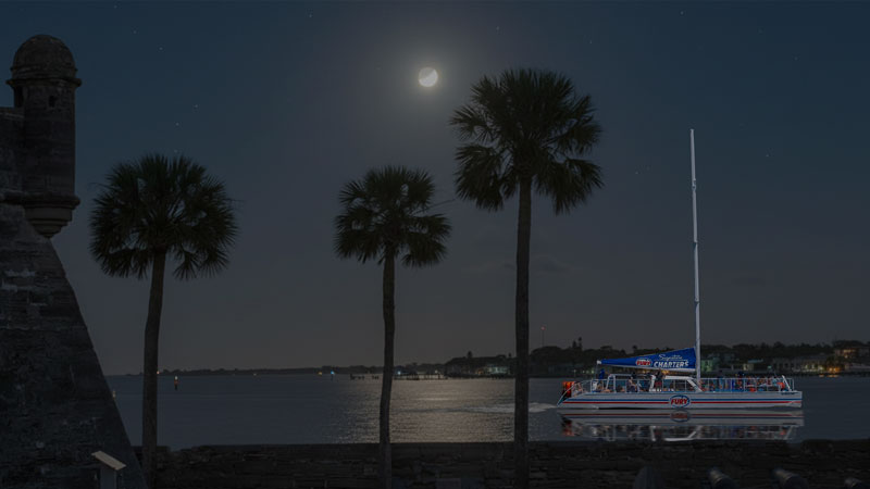 Fury vessel on an After Dark Live Music Cruise